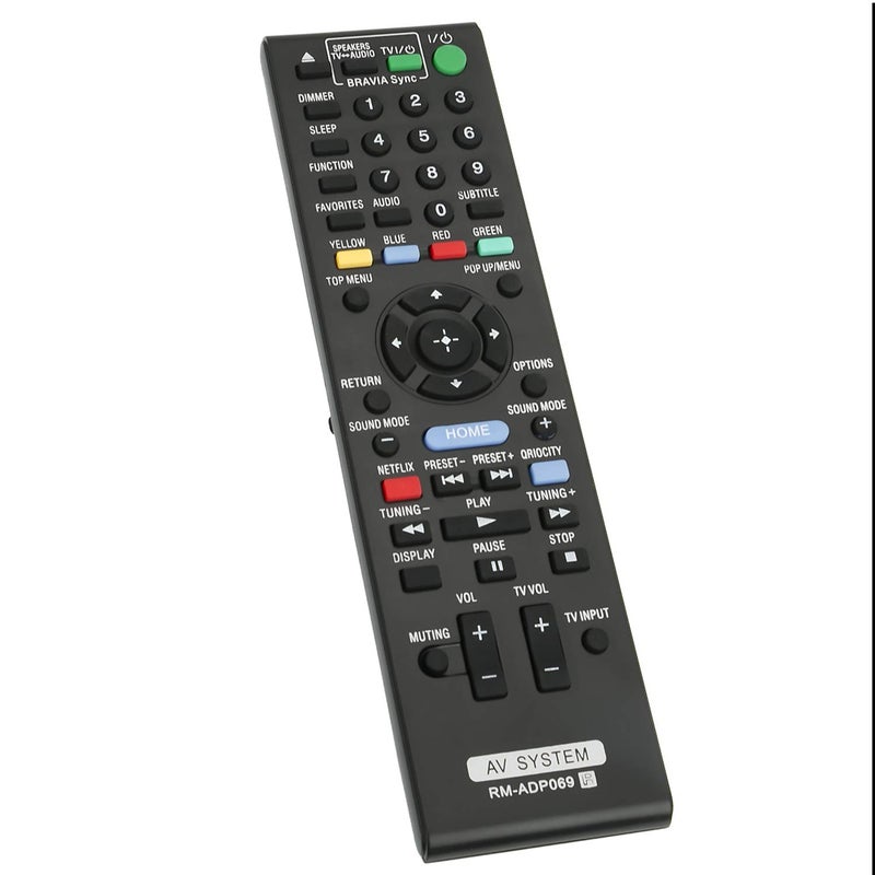 Beyution RM-ADP069 Remote Control fit for Sony Blu-ray Disc DVD Home Theatre System BDV-F7 HBD-F7 BDV-T57 BDV-T58 HBD-T79 BDV-E280 HBD-E280 HBD-E580 BDV-N790W BDV-N890W BDV-N990W HBD-E3100 HB-DE3100 RM-ADP072 - Image 3